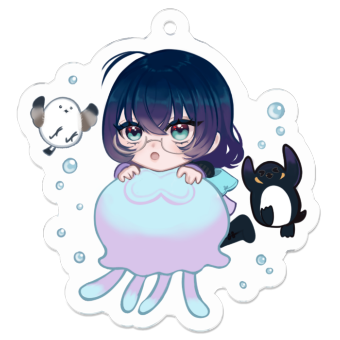 アクリルキーホルダー - 50 x 50 (mm)