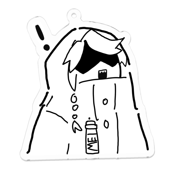 アクリルキーホルダー - 70 x 70 (mm)