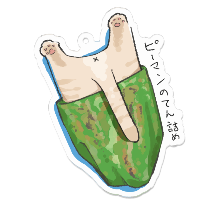 アクリルキーホルダー - 70 x 70 (mm)