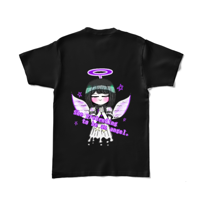 カラーTシャツ - L - ブラック (濃色)