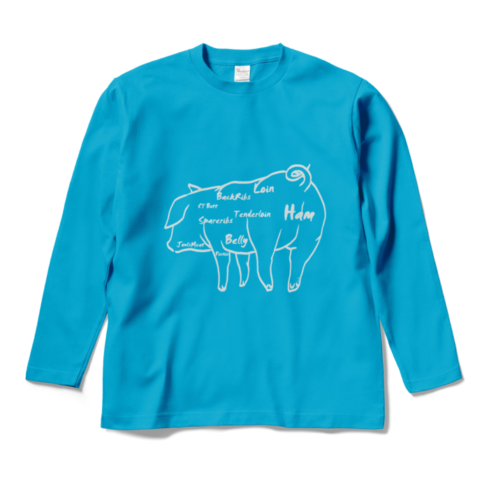 ロングスリーブTシャツ - M - ターコイズ