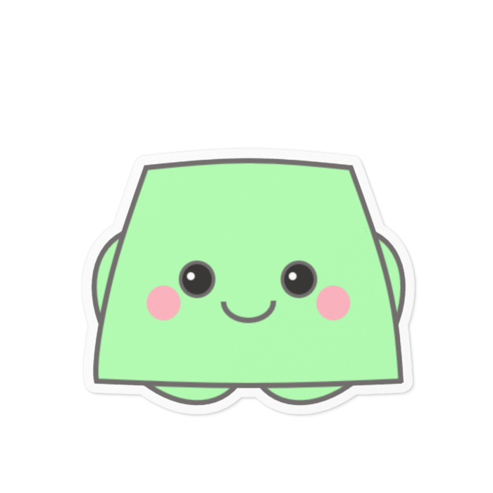 ステッカー - 100 x 100 (mm)