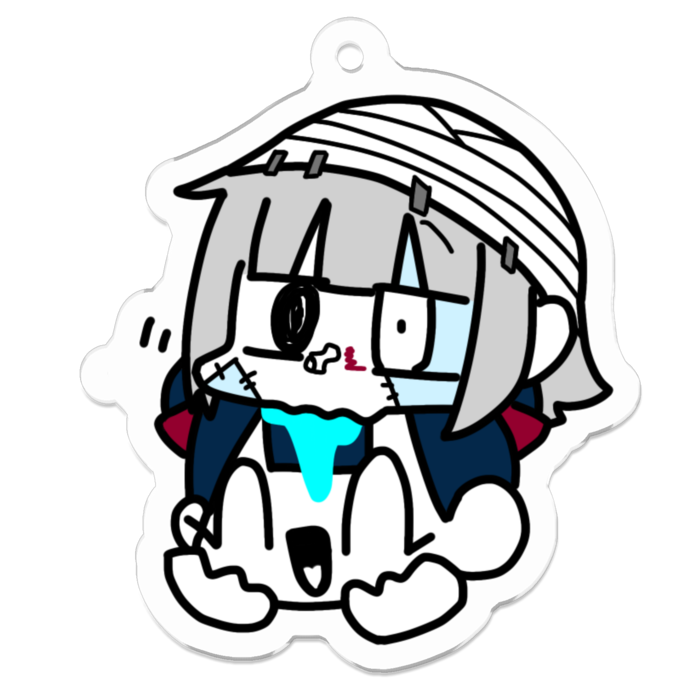 アクリルキーホルダー - 50 x 50 (mm)