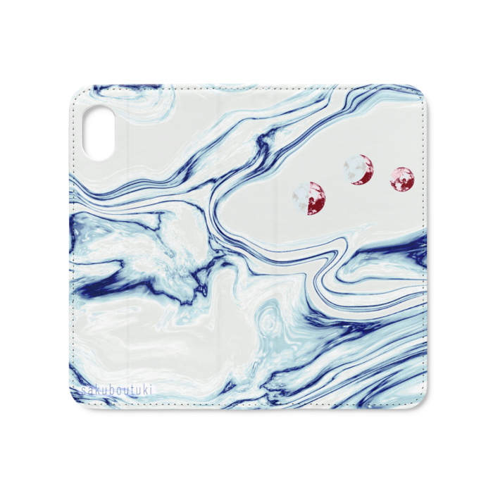 手帳型iPhoneケース（ベルトなし） - iPhone XR - ストラップ穴 なし