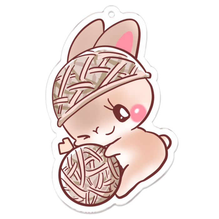 アクリルキーホルダー - 70 x 70 (mm)