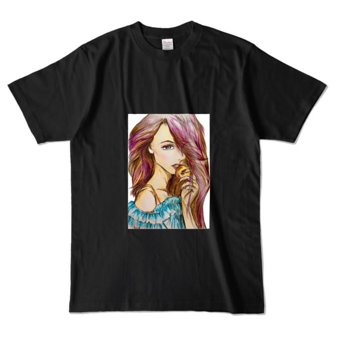 カラーTシャツ - L - ブラック (濃色)
