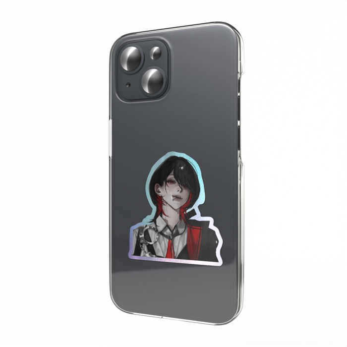 ダウナーぬなオーロラスマホステッカー