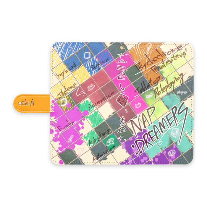 手帳型Androidケース - L - ストラップ穴 あり