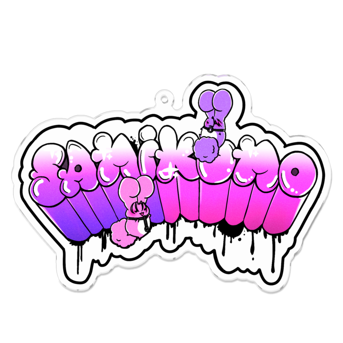 アクリルキーホルダー - 100 x 100 (mm)