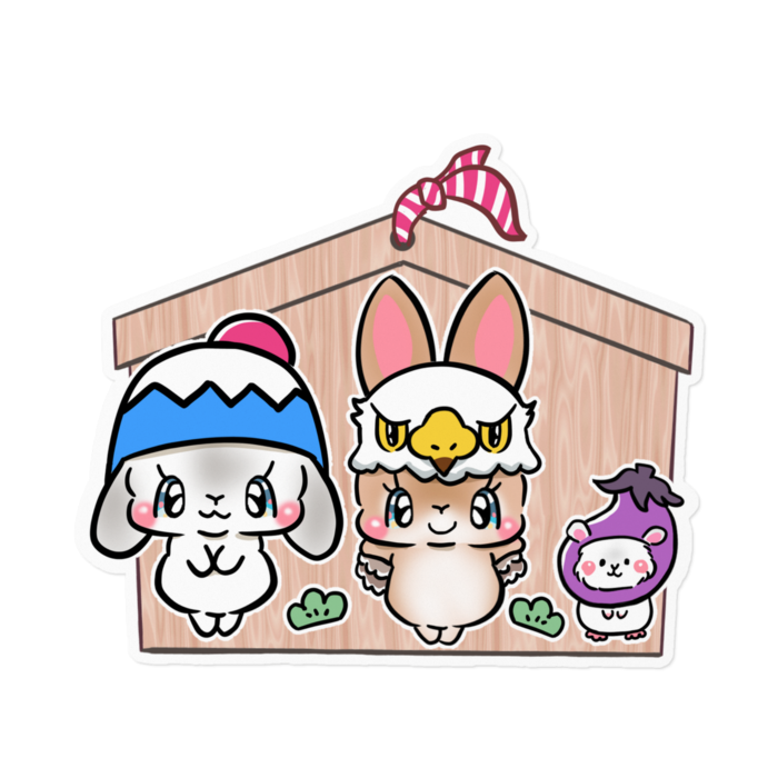 ステッカー - 160 x 160 (mm)