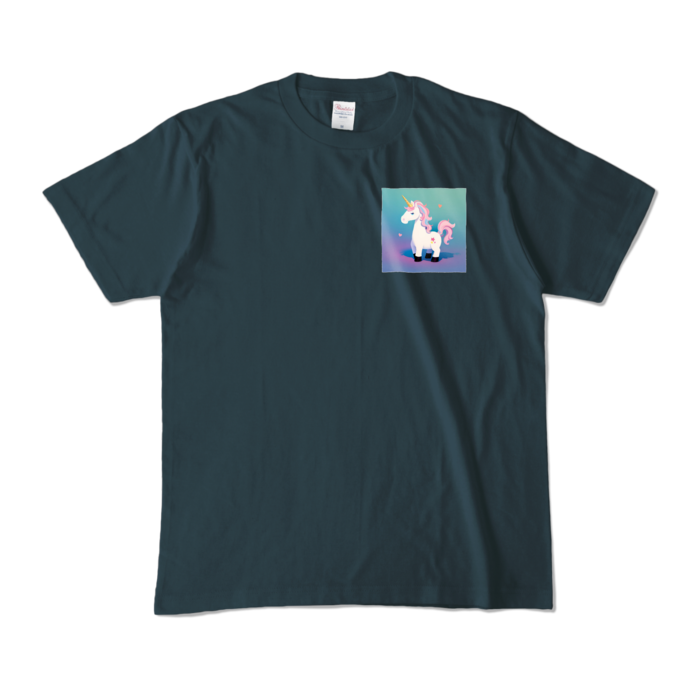 カラーTシャツ - M - デニム (濃色)