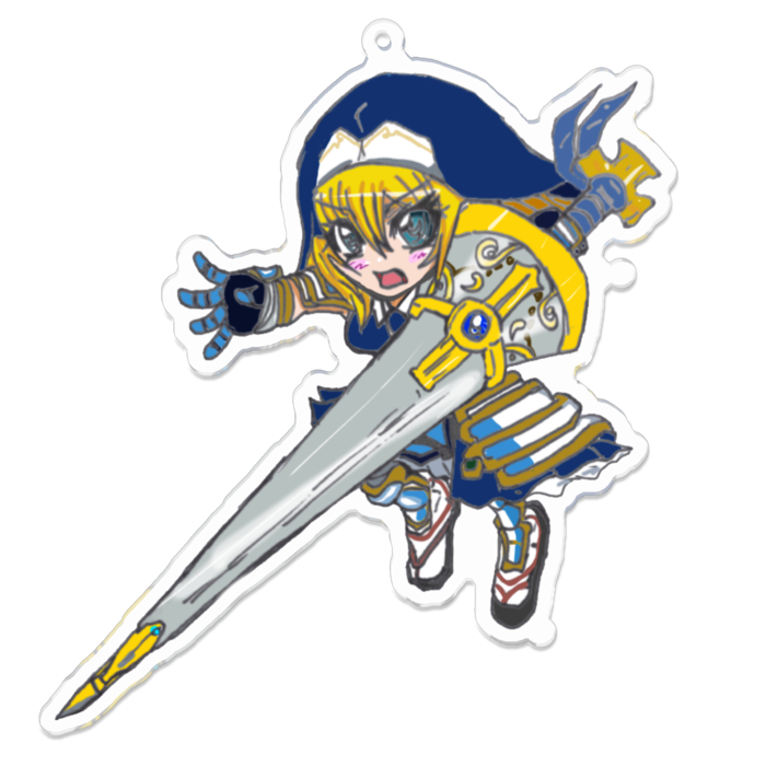 アクリルキーホルダー - 100 x 100 (mm)