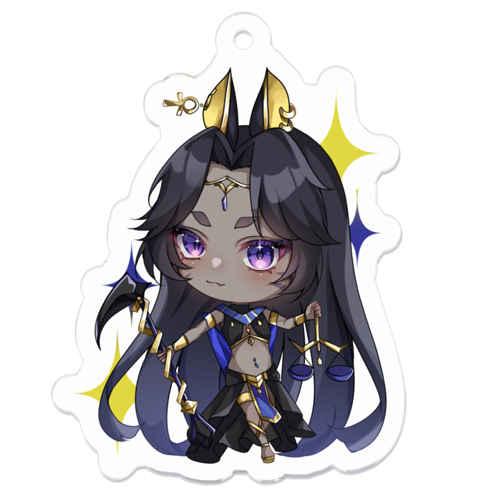 アクリルキーホルダー - 50 x 50 (mm)