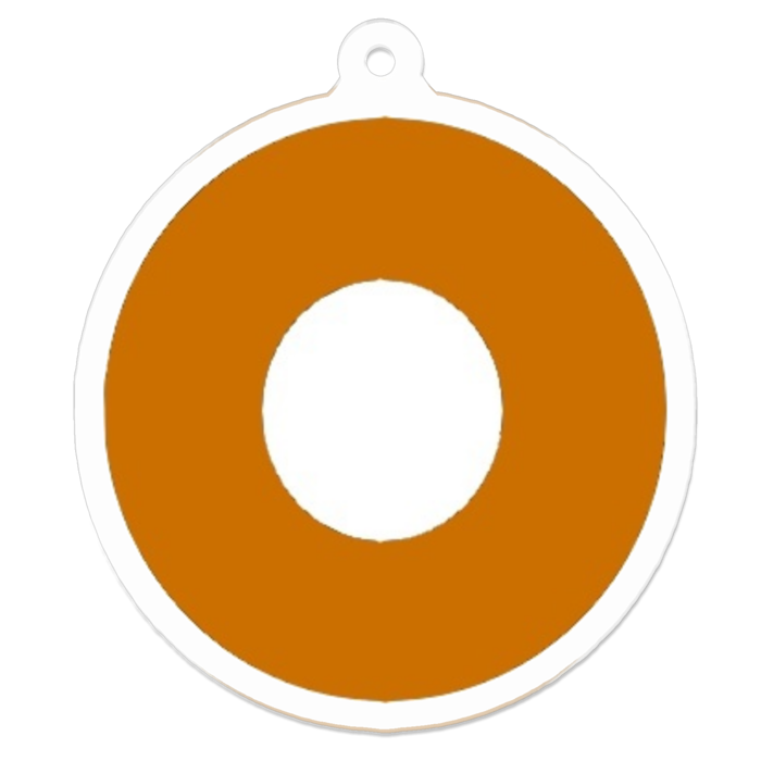 アクリルキーホルダー - 50 x 50 (mm)