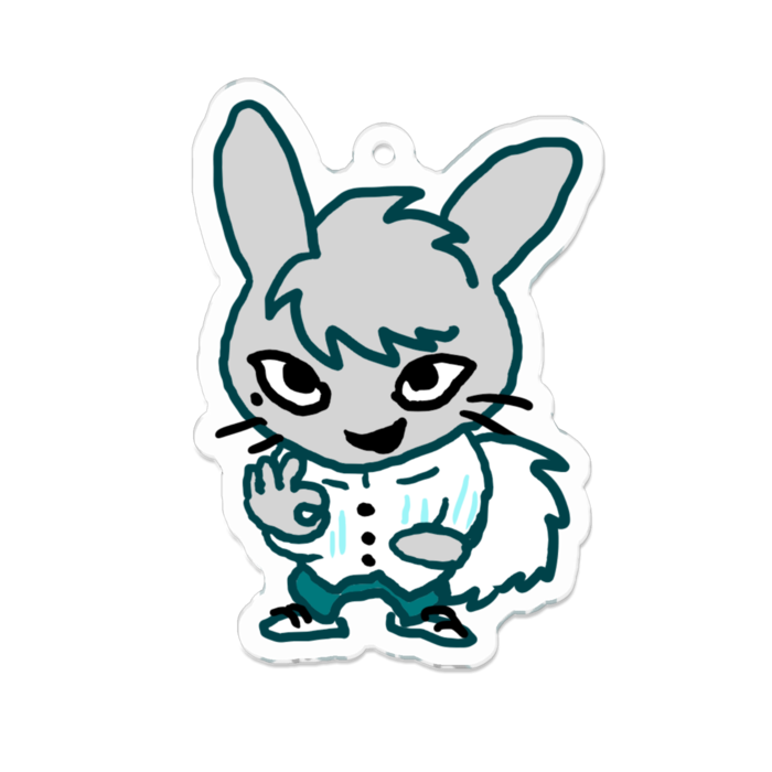 アクリルキーホルダー - 70 x 70 (mm)