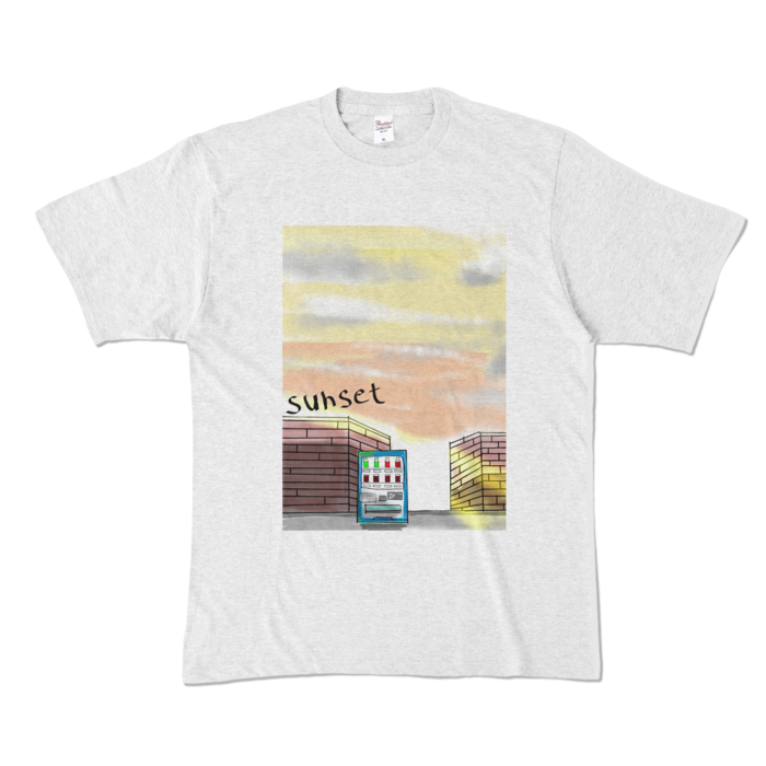 カラーTシャツ - XL - アッシュ (淡色)