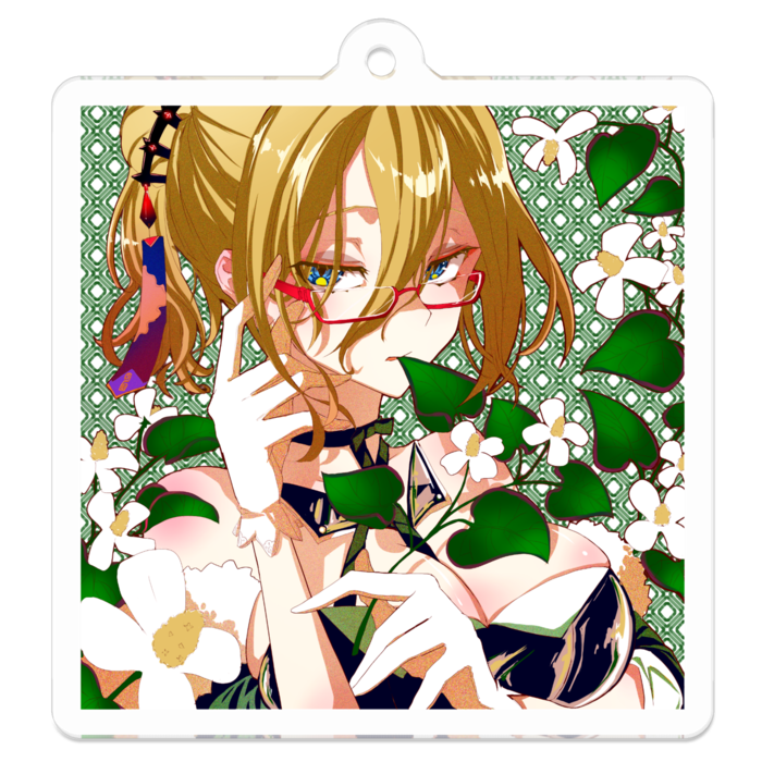 アクリルキーホルダー - 50 x 50 (mm)