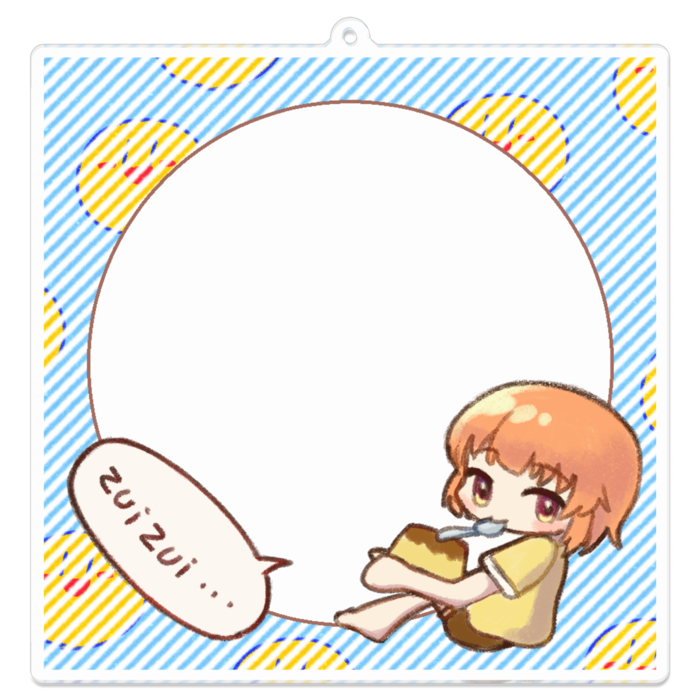 アクリルキーホルダー - 100 x 100 (mm)