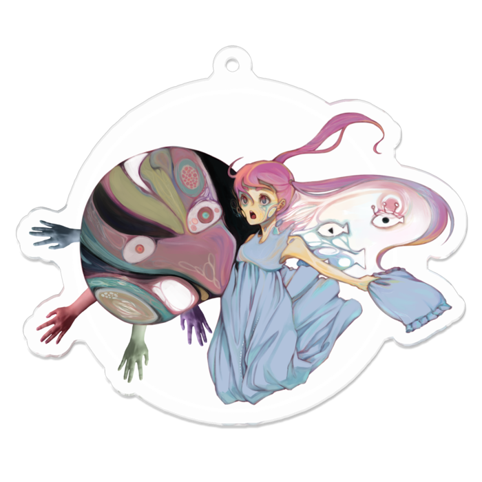 アクリルキーホルダー - 70 x 70 (mm)