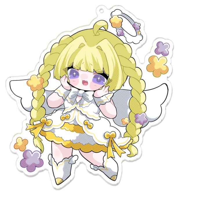 アクリルキーホルダー - 100 x 100 (mm)