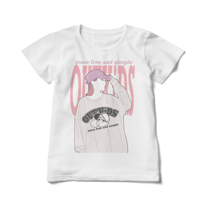 レディースTシャツ - L - 白