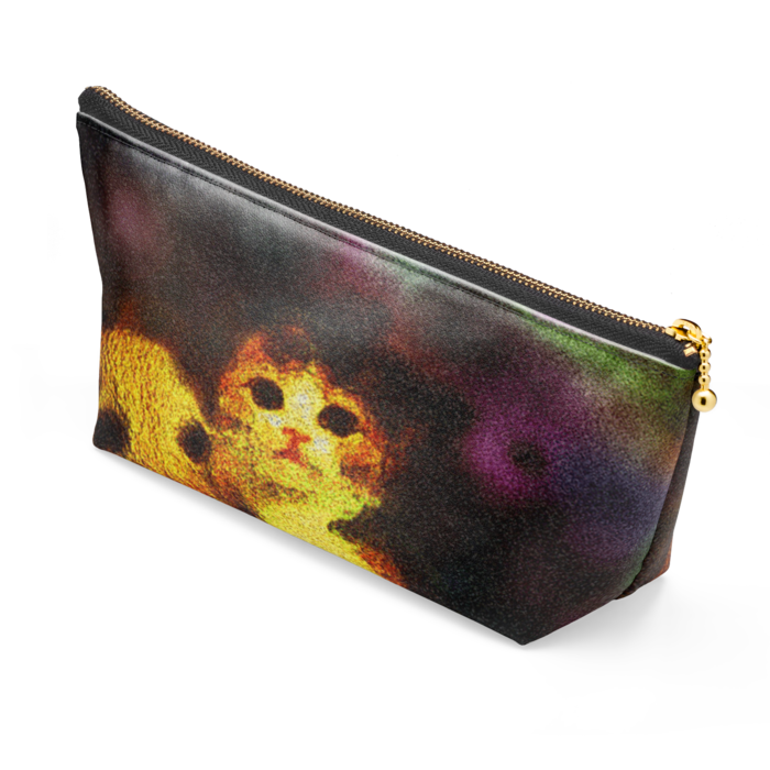 ポーチ - 長さ21.5cm / 高さ10cm - ブラック