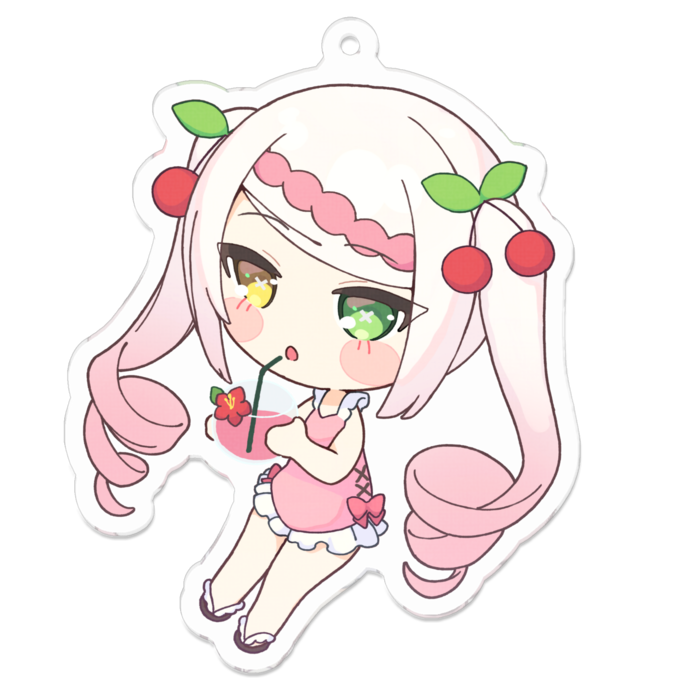 アクリルキーホルダー - 70 x 70 (mm)