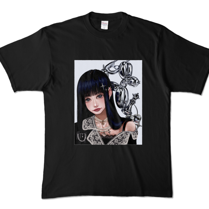 カラーTシャツ - XL - ブラック (濃色)