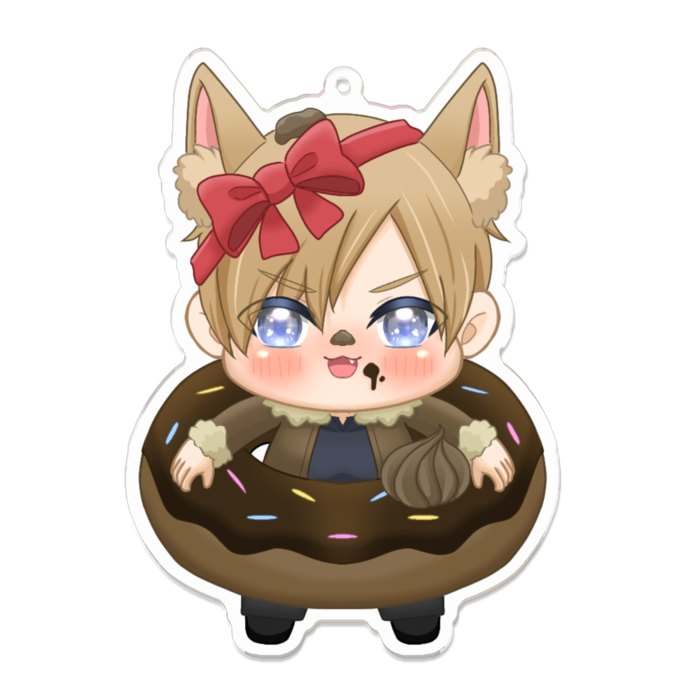 アクリルキーホルダー - 100 x 100 (mm)