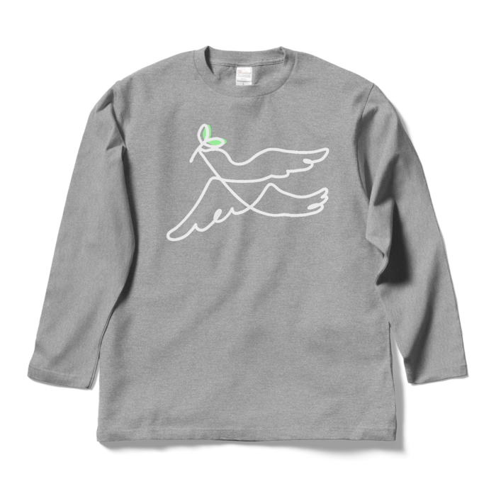 ロングスリーブTシャツ - L - 杢グレー