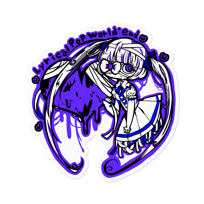 ステッカー - 100 x 100 (mm)