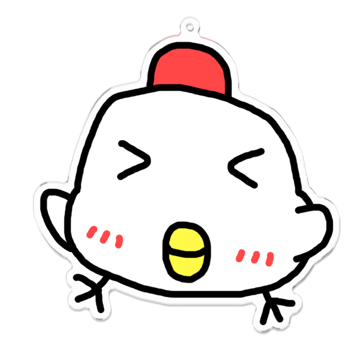 アクリルキーホルダー - 100 x 100 (mm)