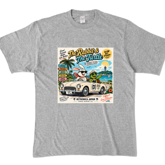 カラーTシャツ - XL - 杢グレー (濃色)