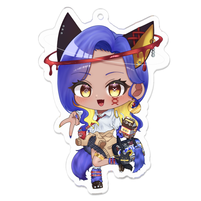 アクリルキーホルダー - 70 x 70 (mm)