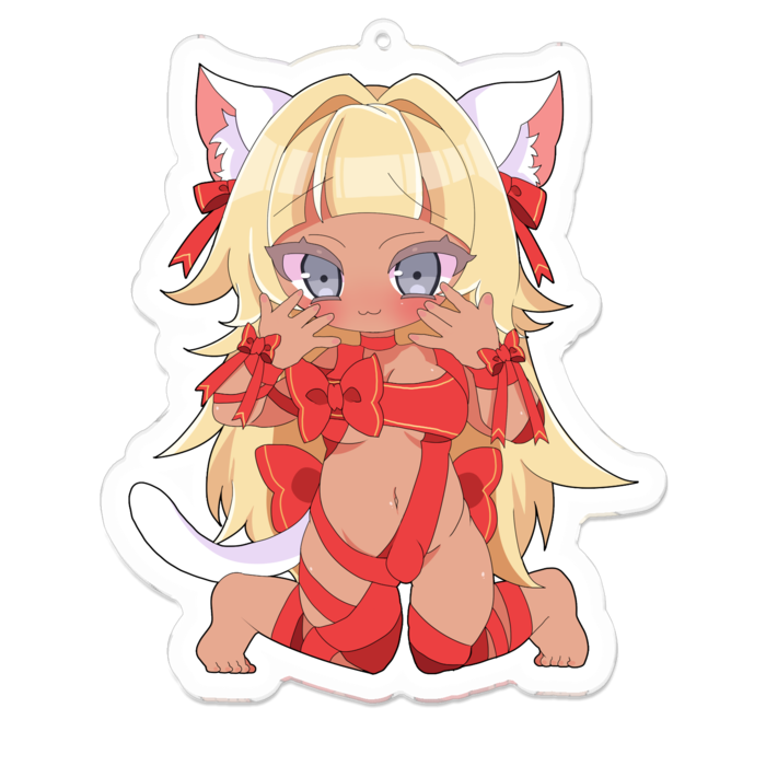 アクリルキーホルダー（コーティング） - 100 x 100 (mm)