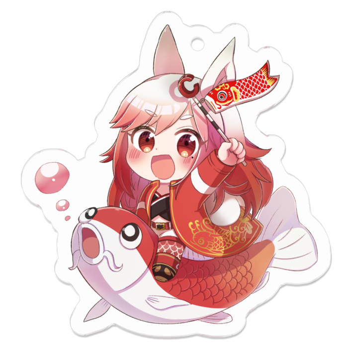 アクリルキーホルダー - 50 x 50 (mm)