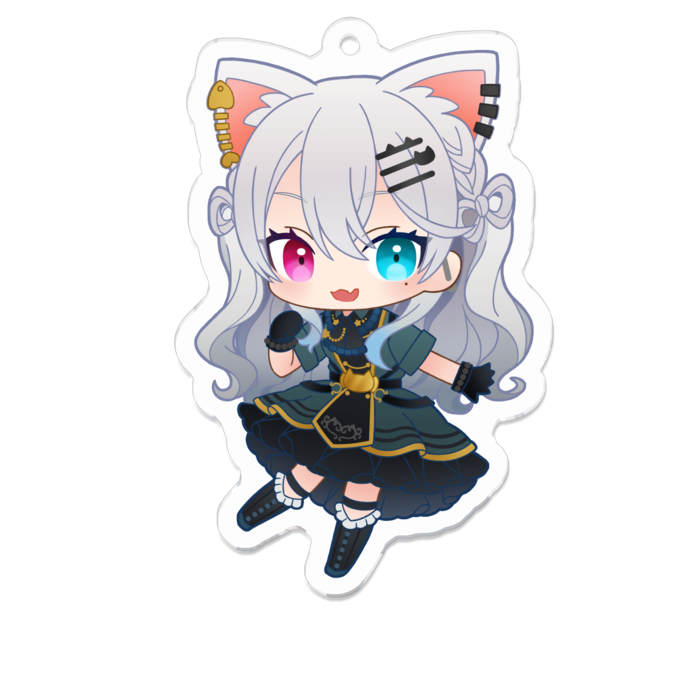 Mサイズ　アクリルキーホルダー - 70 x 70 (mm)