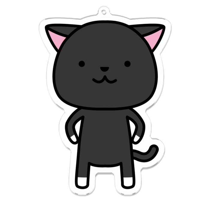 アクリルキーホルダー（コーティング） - 100 x 100 (mm)