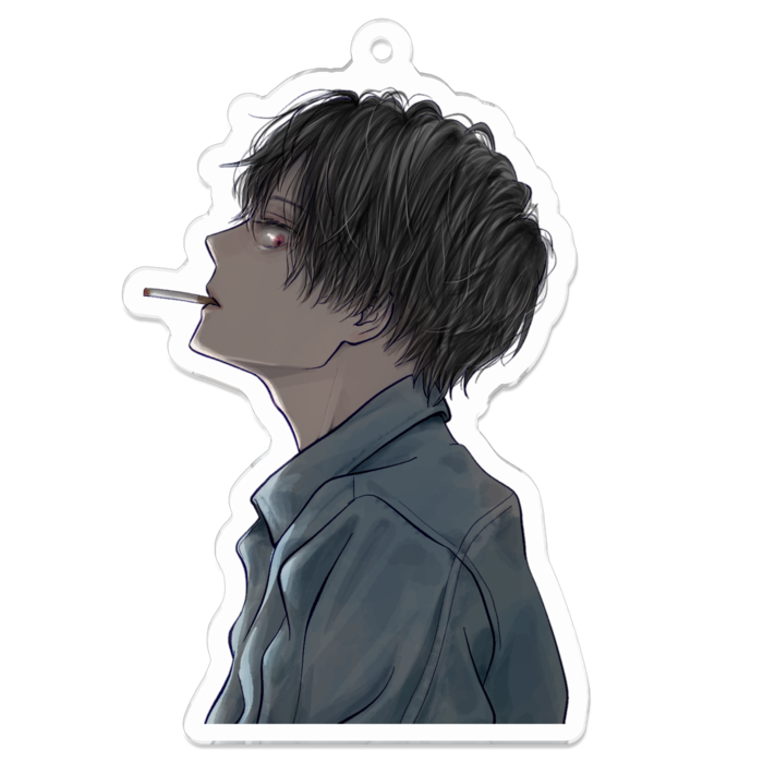 アクリルキーホルダー（コーティング） - 70 x 70 (mm)