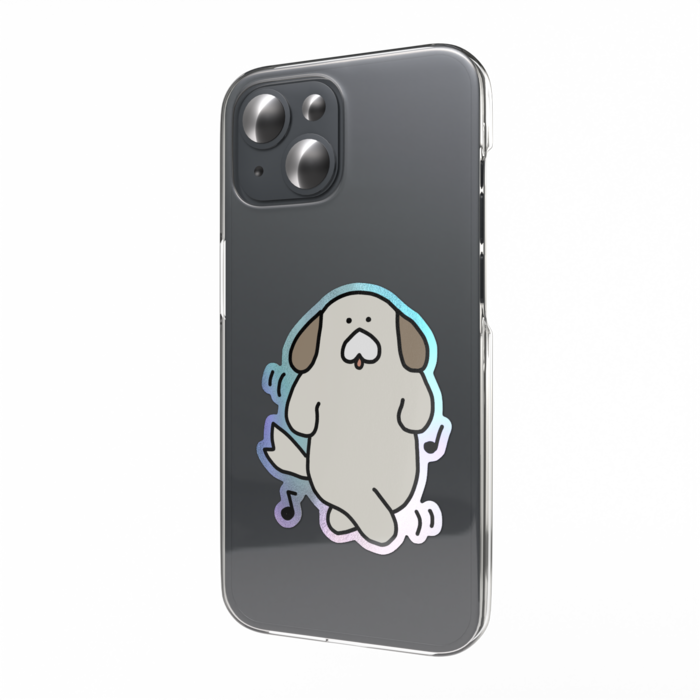 オーロラスマホステッカー - 縦