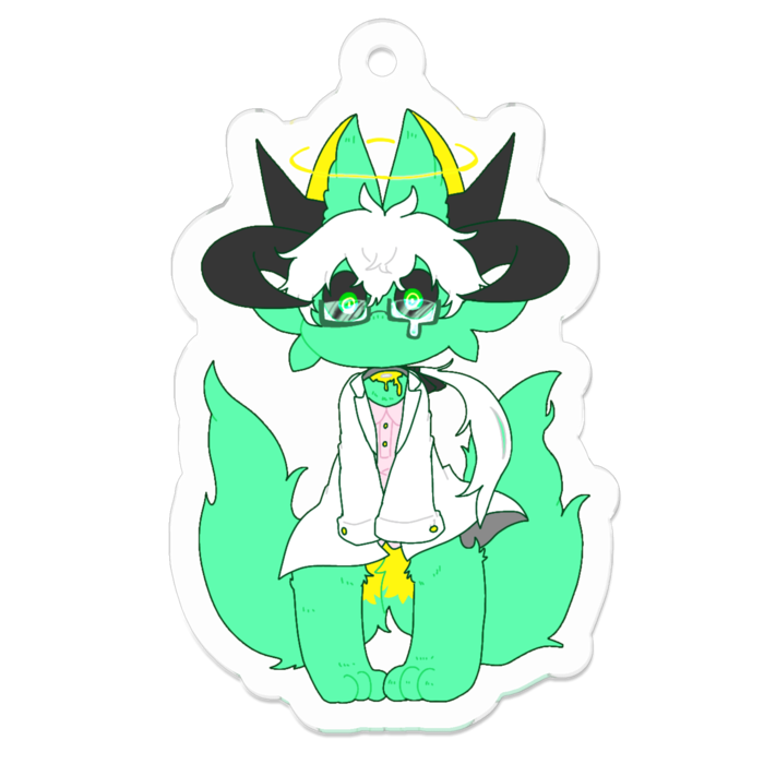 アクリルキーホルダー - 50 x 50 (mm)