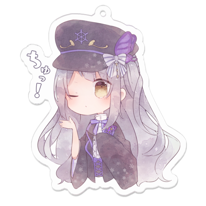 アクリルキーホルダー（コーティング） - 70 x 70 (mm)