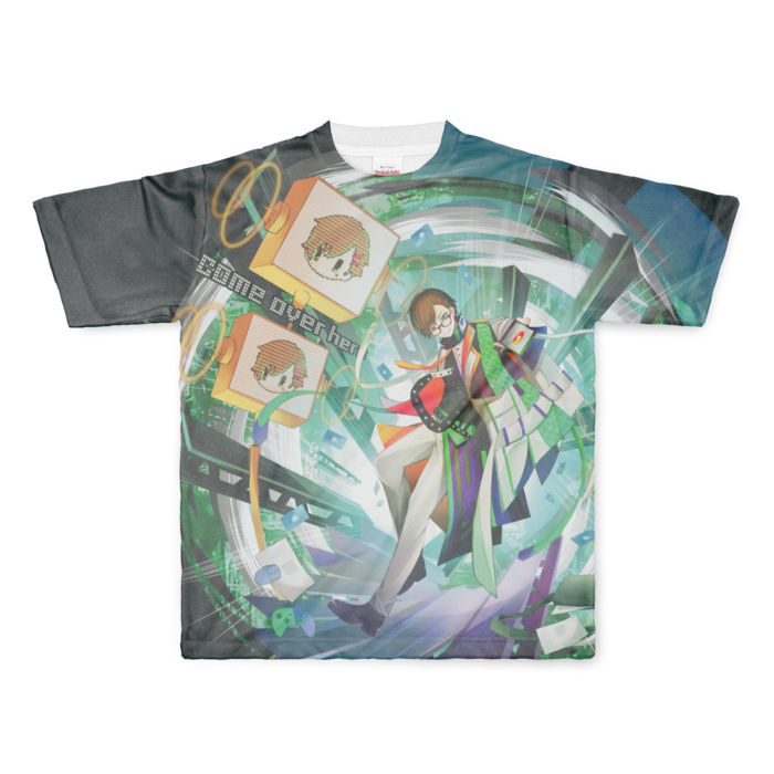 フルグラフィックTシャツ - L - 両面印刷