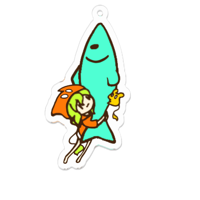 アクリルキーホルダー - 70 x 70 (mm)