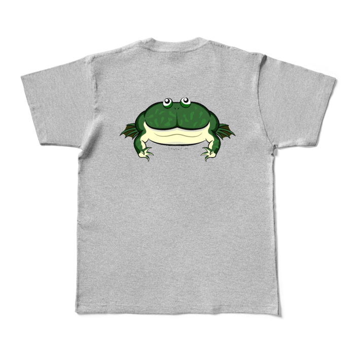 カラーTシャツ - M - 杢グレー (濃色)