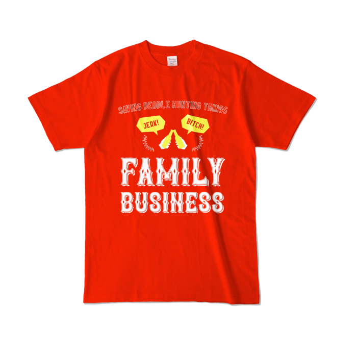 カラーTシャツ - L - レッド (濃色)