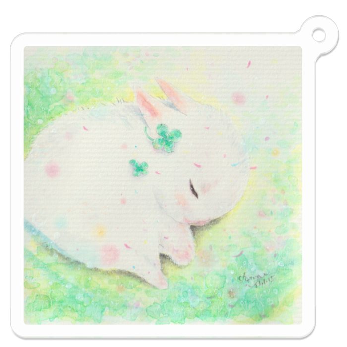 アクリルキーホルダー(コーティング) - 50 x 50 (mm)