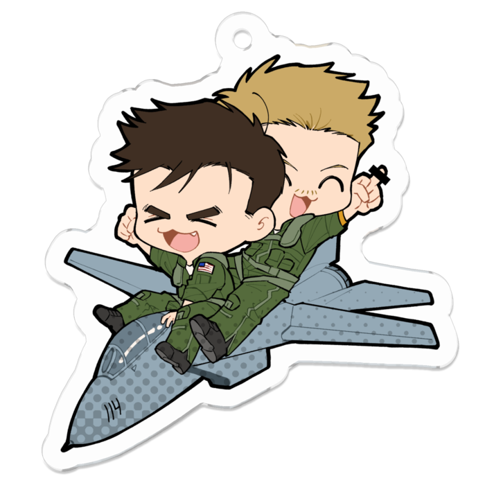 アクリルキーホルダー - 50 x 50 (mm)