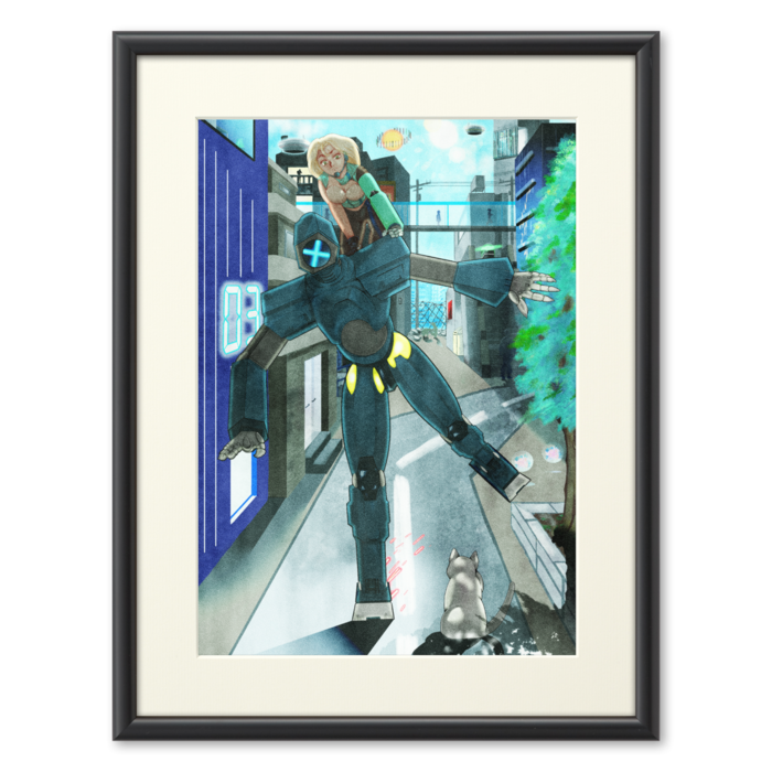 複製画(プリモアート) - A2 - 額縁・ブラック