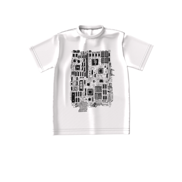 ビッグシルエットTシャツ白 - S - 正面